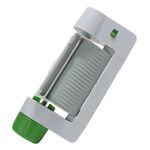 Affettatrice multifunzionale Pelapatate Taglierina per frutta e verdura Utensile da cucina (Bianco e verde)