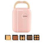 6 in 1 YIDPU Multifunzionale Colazione per Famiglia Macchina per Panini dietetici Leggeri con Waffle Baker, Spina CN (Rosa)