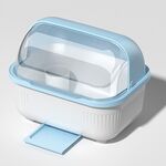 Scolapiatti per stoviglie da cucina antipolvere per uso domestico, spec.: L (blu)