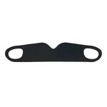 Maschera per gli occhi lavabile, elastica, traspirante, resistente, morbida, anti-affaticamento, adatta alla pelle, taglia: L (nero)