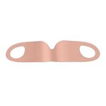 Maschera per gli occhi lavabile, elastica, traspirante, resistente, morbida, anti-affaticamento, adatta alla pelle, taglia: L (rosa)