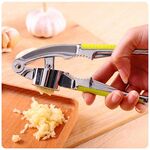 Presse per aglio multifunzione in acciaio inossidabile Strumento per spremiagrumi Strumento per schiacciare aglio Zenzero Grattugia Schiaccianoci Utensile da cucina
