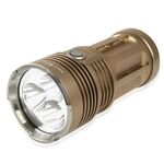 Torcia LED ad alta potenza SKY RAY King, 3 modalità, 3 LED CREE XM-L T6, flusso luminoso: 2000 lm, lunghezza: 135 mm