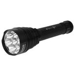 Torcia a LED TrustFire TR-J18, 5 modalità, 7x Cree XM-L T6, flusso luminoso: 8000 lm, lunghezza: 24,5 / 30,5 cm