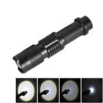LT-HX CREE XM-L T6 5-Modes luce bianca torcia LED, 2200 LM Mini telescopico (nero)