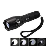 LT-XD 1 x CREE XML-T6 Torcia LED a luce bianca, 1800 LM 5 modalità (nero)