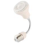 1.8W E27 Sensore umano a spirale Controllo della luce Luce notturna a risparmio energetico, distanza sensibile: 5-7 m (bianco)