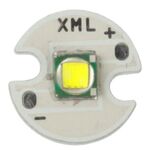 Lampadina con emettitore LED CREE XM-L T6 ad alta luminosità da 10W, Per torcia, flusso luminoso: 1000lm