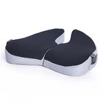 BEWALKER Cuscino da viaggio pieghevole Cuscino per sedia traspirante in memory foam (Nero)