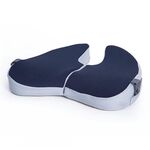 BEWALKER Cuscino da viaggio pieghevole Cuscino per sedia traspirante in memory foam (Blu scuro)