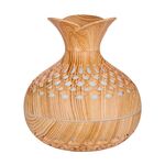 Diffusore di aromaterapia a luce LED per la casa Piccolo vaso Umidificatore silenzioso Diffusore di aromaterapia 2 in 1 (legno poco profondo)