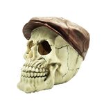 Acquario Decorazione acquario Ragno Lucertola Serpente Pitone Teschio Allevamento Ornamento per nascondere (Cappello Teschio)