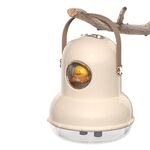 ICARER FAMILY IF-JS01 Umidificatore a doppio spray con luce notturna da tavolo con ricarica USB, Colore: Beige (Bambola)