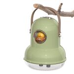 ICARER FAMILY IF-JS01 Umidificatore a doppio spray con luce notturna da tavolo con ricarica USB, Colore: verde (bambola)