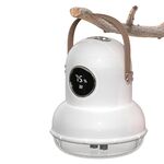 ICARER FAMILY IF-JS01 Umidificatore a doppio spray con luce notturna da tavolo con ricarica USB, Colore: bianco (digitale)