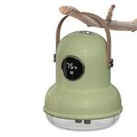 ICARER FAMILY IF-JS01 Umidificatore a doppio spray con luce notturna da tavolo con ricarica USB, Colore: verde (digitale)