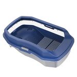 Tartarughe Acquario Prevenzione della fuga Habitat anfibio, dimensioni: extra large blu