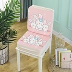 Cuscino aumentante portatile per seggiolino per bambini 2 in 1 per tavolo da pranzo, stile: coniglio bianco