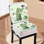 Cuscino aumentante portatile per seggiolino per bambini 2 in 1 per tavolo da pranzo, stile: coccodrillo