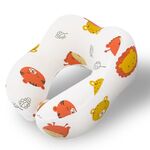 Cuscino memory per bambini a forma di U Cuscino portatile per la cura del collo dei cartoni animati, Stile: Leone