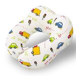 Cuscino memory per bambini a forma di U Cuscino portatile per la cura del collo dei cartoni animati, Stile: Auto