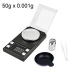 MH-8028 50G x 0.001G alta precisione Digital Electronic Bilancio portatile Gem Diamond Gem Carat Lab Bilancia Bilancia dispositivo con schermo LCD da 1,6 pollici