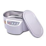 BAKU BK-9050 30W / 50W Detergente a ultrasuoni per display LCD regolabile da 0,6 L, CA 110 V (bianco)