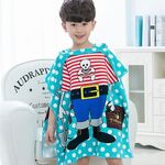 Asciugamano da spiaggia per bambini Mantello con cappuccio Kids Boy Girl Asciugamano da bagno per neonati Accappatoio assorbente Abbigliamento da bagno, Dimensioni: 60 x 120 cm, Adatto per altezza 1,2 mo meno