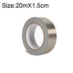 Panno adesivo in tessuto conduttivo biadesivo a trama normale Panno adesivo monofacciale per schermatura EMI Riparazioni, dimensioni: 20 m x 1,5 cm