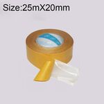 Nastro biadesivo resistente all'usura con nastro di base in tessuto reticolare resistente, dimensioni: 25 mx 20 mm