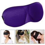 3D Portable Shading Sleep Rest Aid Cover Benda sull'occhio Maschera per dormire Maschera per gli occhi femminile carina (viola)