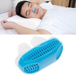 Purificatore d'aria anti russare in silicone ABS 2 in 1 (blu)