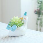 Bella casa giardino ufficio resina cartone animato pianta a forma di animale vaso di fiori decorazione vasi da fiori animali fioriera