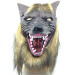 Maschera di Halloween Latex Wolf Head Cap Halloween Festival Party Fancy Masquerade Masks