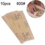 100 pezzi grana 600 carta vetrata per lucidatura a secco e ad umido PC dimensioni: 23 x 9 cm (giallo)