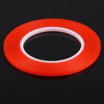 Nastro adesivo adesivo a doppia fianco da 5 mm di larghezza per iPhone / Samsung / HTC Pannello per cellulare Riparazione del pannello tattile, lunghezza: 25m (rosso)