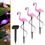 3 in 1 impermeabile solare fenicottero prato luce LED giardino percorso paesaggio luci lampada notturna