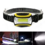 Lampada frontale da esterno COB LED Torcia frontale Torcia 3 modalità Luce frontale Faro Linterna Torcia frontale per luce da pesca in bicicletta