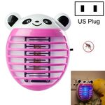 Cute Household Zanzara Killer Lampada LED Luce Anti Mosquito Bug Zapper Insetto Muggen Killer Luce notturna Colorata Spina USA (Rosso)