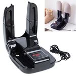 Elettrico intelligente asciuga scarpe sterilizzazione anione ozono disinfettante asciugatrice deodorizzazione telescopica regolabile, spina CN (nero)