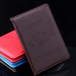 Portafoglio con portamonete in pelle con copertina in pelle PU russa