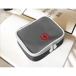 Simpatico cuore mini borsa per medicinali pronto soccorso kit di emergenza organizzatore borsa per pillole per uso domestico all'aperto, dimensioni: 13x10x4cm (grigio)