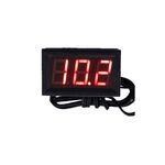 50 ~ 110C LED Misuratore di temperatura Rilevatore Sensore Sonda 12V Termometro digitale Monitor Tester (rosso)