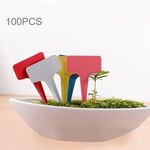 Etichetta floreale 100PCS Etichetta giardinaggio Etichetta tipo T Etichetta inserto etichetta Etichetta in vaso, consegna a colori casuali