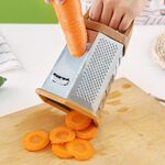Utensili da taglio multifunzionali per tritatutto in acciaio inossidabile a sei lati
