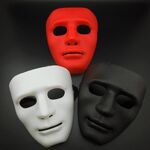 Maschera per travestimento in maschera da strada hip-hop Bboy del Festival di Halloween, dimensioni: 18-19 cm, consegna colore casuale