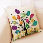 Cuscino per auto con motivo a uova di Pasqua, cuscino per divano, dimensioni: 45 x 45 cm