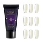 30g Colla per unghie Manicure Art Colla a estensione rapida Gel indolore Crema per fototerapia per ricostruzione unghie rimovibile