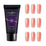 30g Colla per unghie Manicure Art Colla a estensione rapida Gel indolore Crema per fototerapia per ricostruzione unghie rimovibile