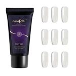 30g Colla per unghie Manicure Art Colla a estensione rapida Gel indolore Crema per fototerapia per ricostruzione unghie rimovibile